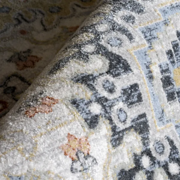 Madilyn Medallion Washable Rug