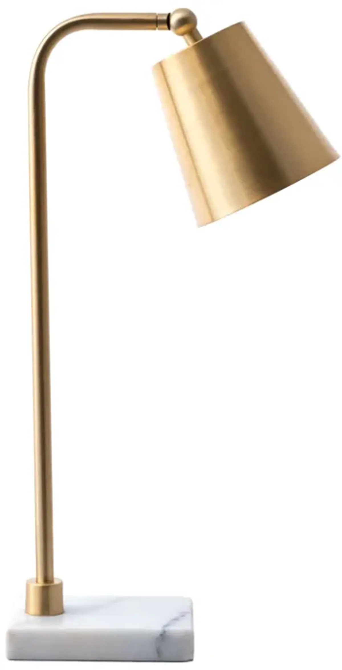 20-inch Hanging Bell on Marble Table Lamp