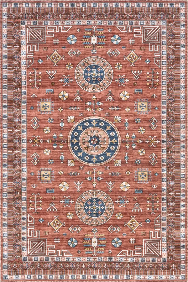 Gemma Washable Disks Rug