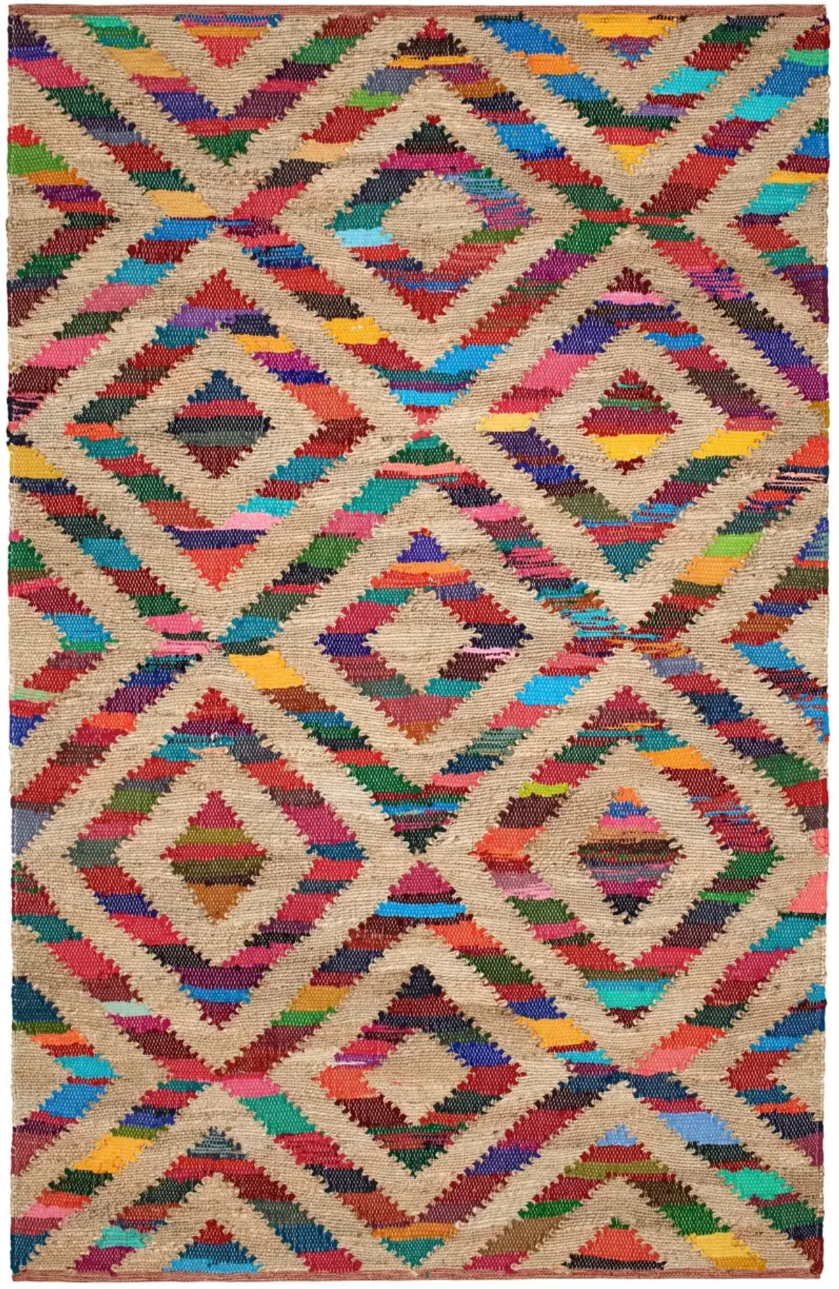 Tetra Chindi Handwoven Jute Rug
