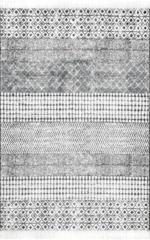 Glen Striped Non-Slip Backing Rug