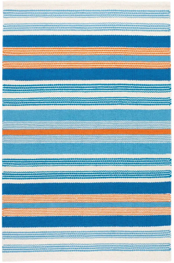 Wavy Stripe Handwoven Cotton Rug