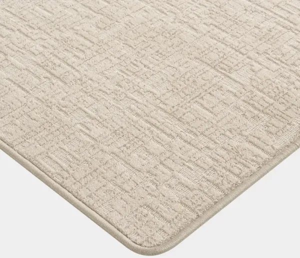 Phoebe Distressed Crosshatch Custom Rug