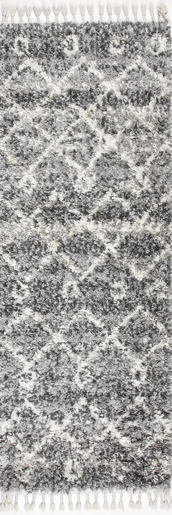 Diamond Moroccan Shag With Tassels Rug
