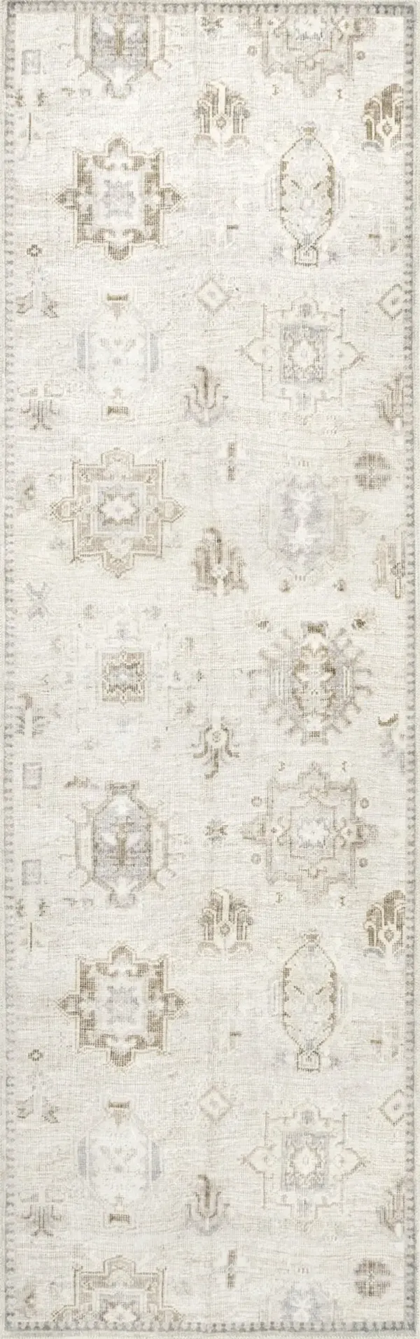 Brenda Hazy Heraldry Washable Rug