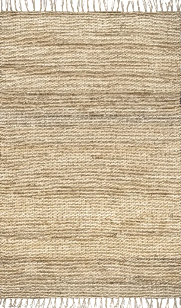 Dahlia Handspun Jute with Tassels Rug