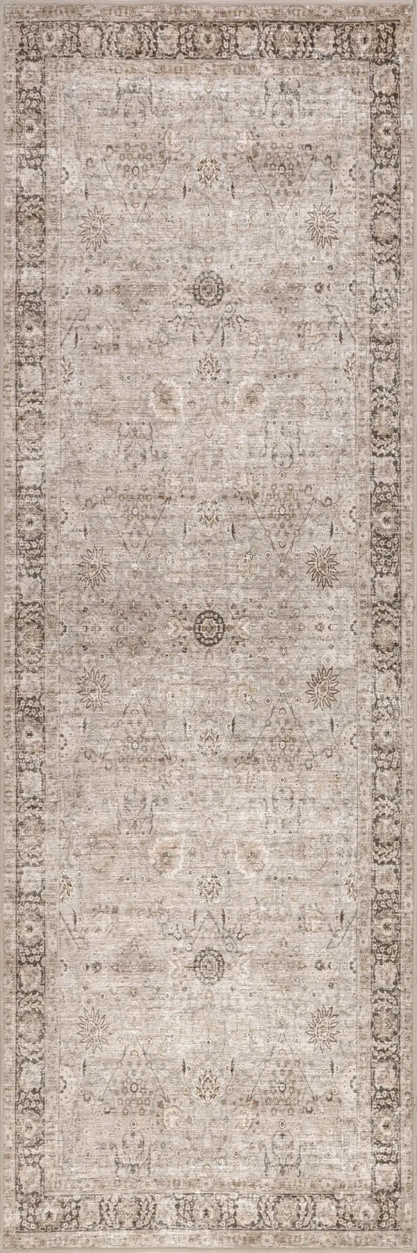 Bayberry Spill Proof Vintage Washable Rug