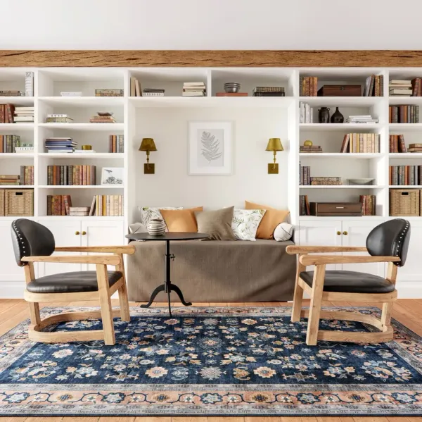 Dayflower Vintage Washable Rug