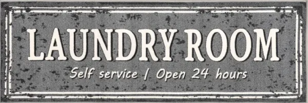 Cathy Washable Service Sign Laundry Mat