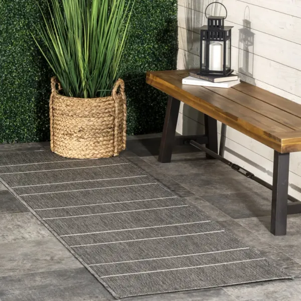Venetian Pinstripes Indoor/Outdoor Rug