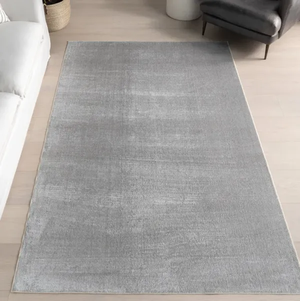 Nori Lustered Solid Washable Rug