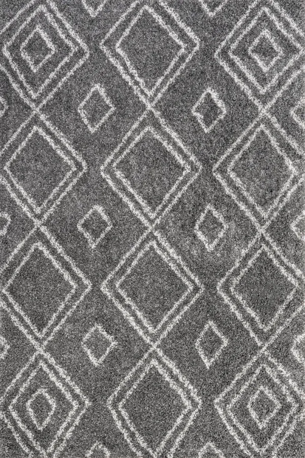 Double Diamond Shag Rug