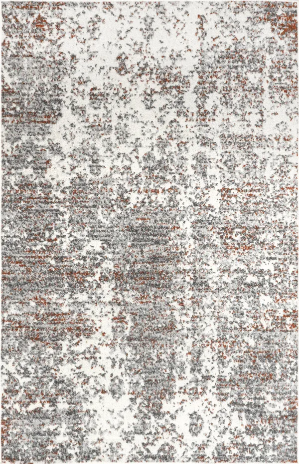 Ruby Distressed Mist Rug