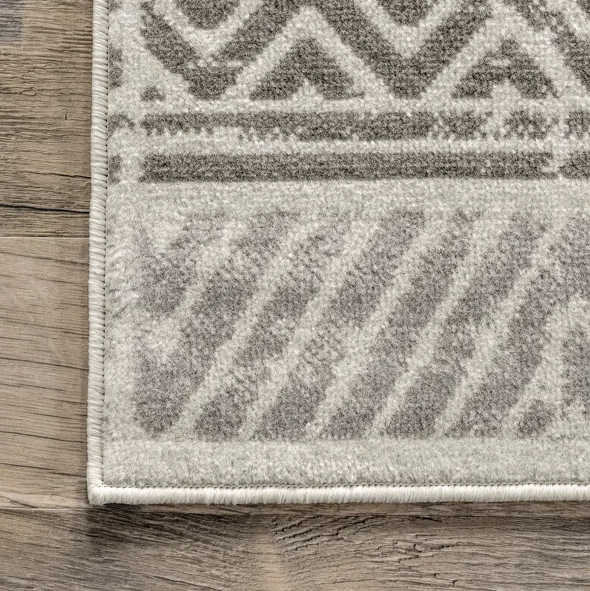 Emma Banded Geometric Rug