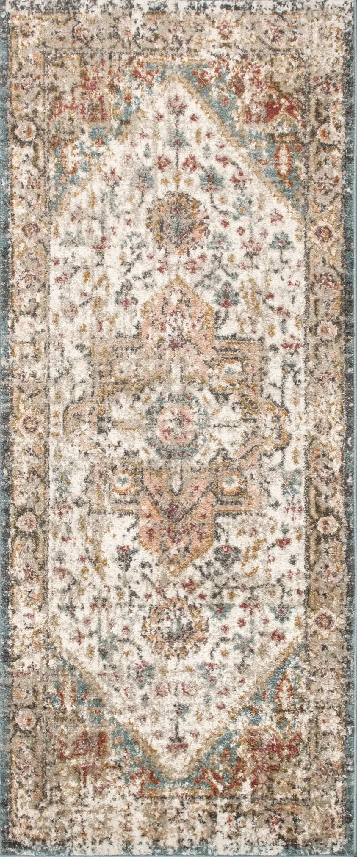 Fading Herati Medallion Rug