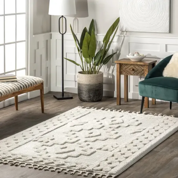Alissa Textured Shapes Rug