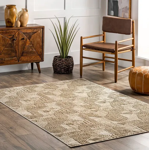 Brandy Diamond Striped Rug