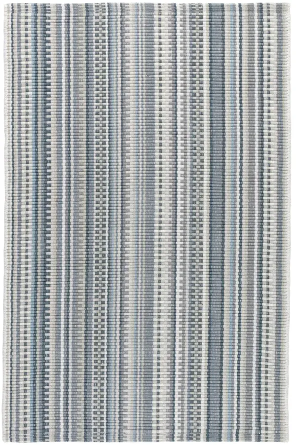 Lucky Stripe Handwoven Cotton Rug
