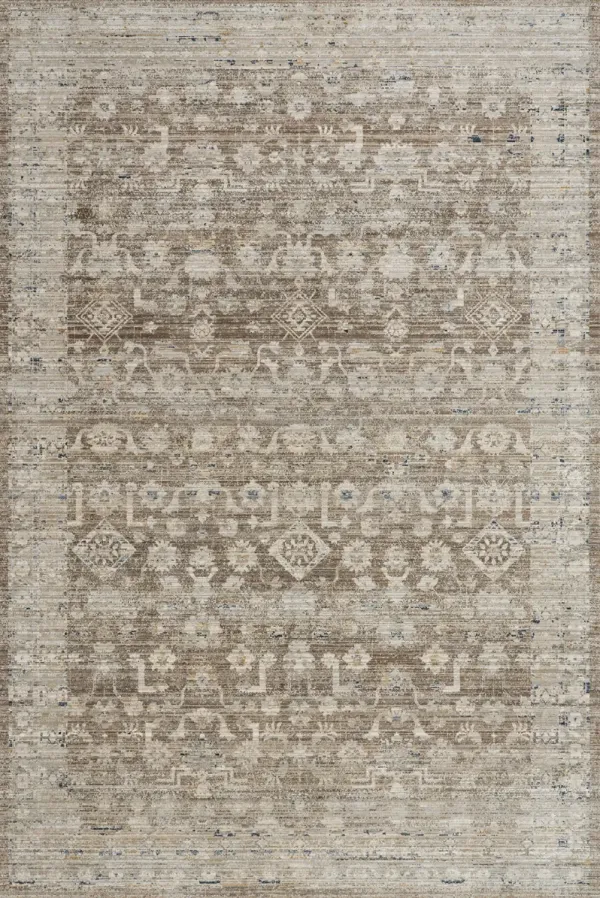 Maelira Traditional Woven Floral Indoor/Outdoor Washable Rug