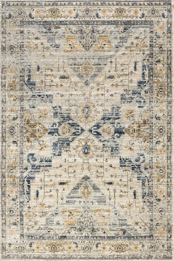 Ariana Winged Medallion Indoor/Outdoor Washable Rug