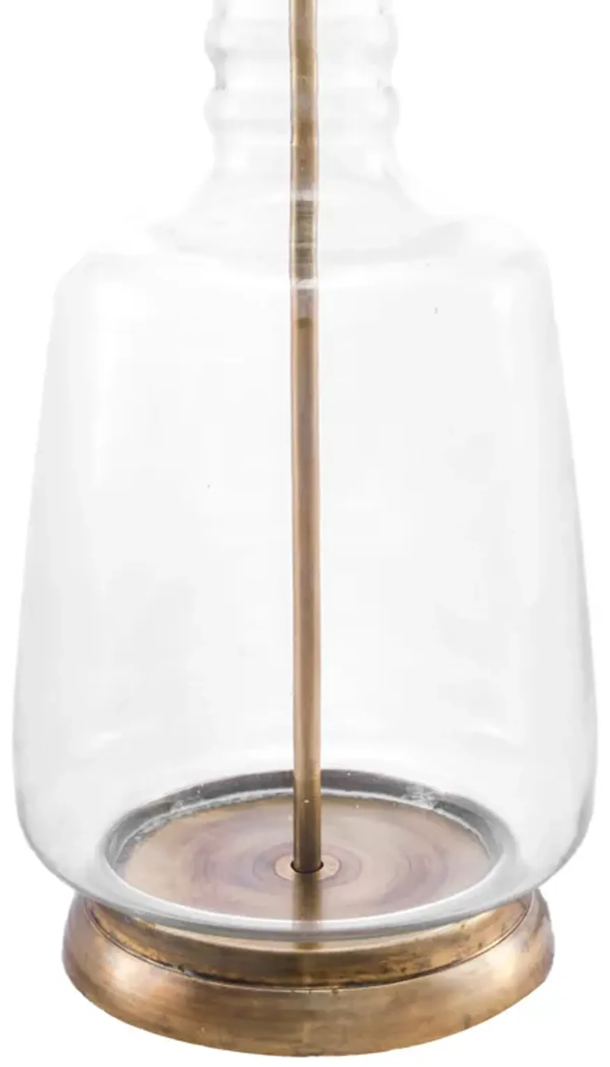 24-Inch Emma Clear Glass Table Lamp