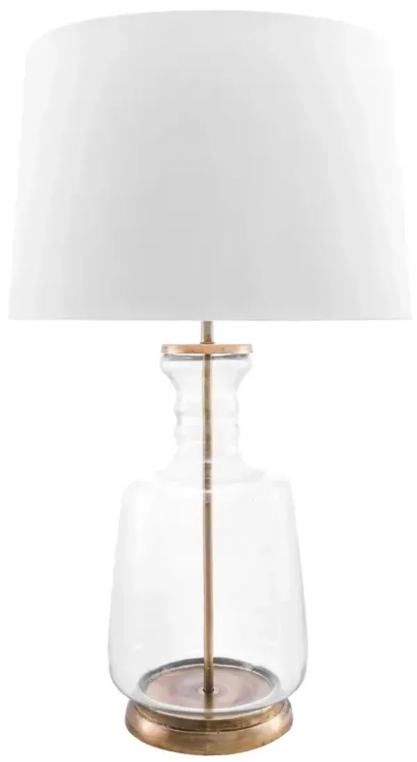 24-Inch Emma Clear Glass Table Lamp