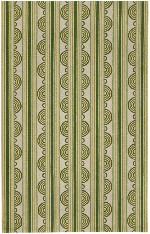 Button Hand Micro Hooked Wool Rug