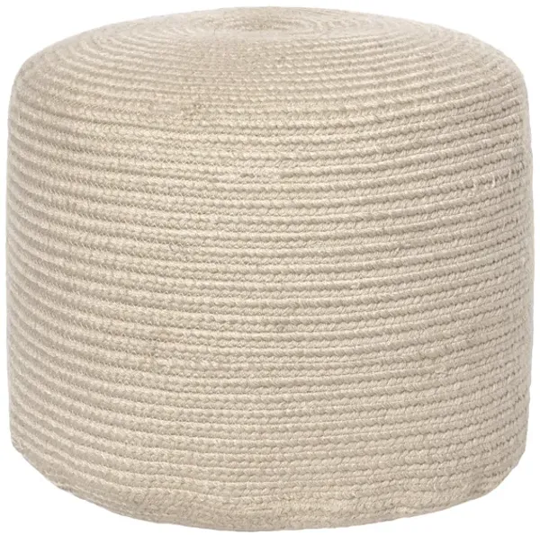 Braided Cable Indoor/Outdoor Pouf