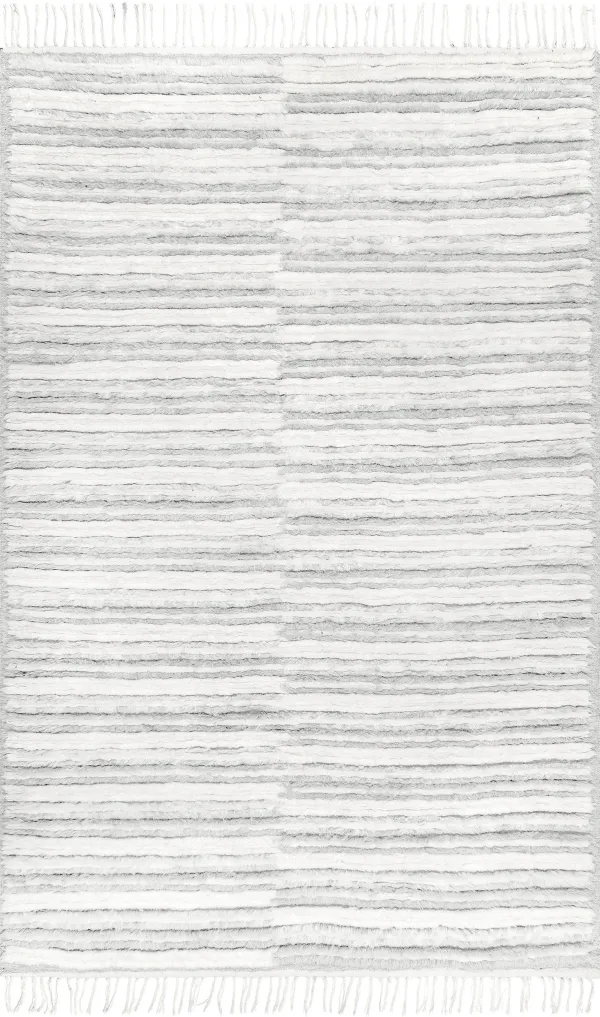 Fred Striped Shag Rug