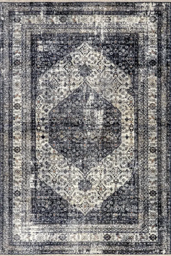 Vintage Medallion Fringe Rug