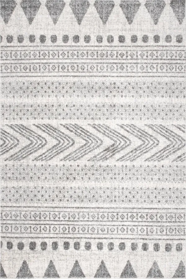 Geometric Banded Rug