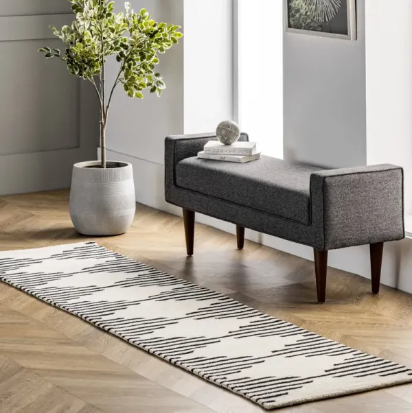 Diamond Pinstriped Rug