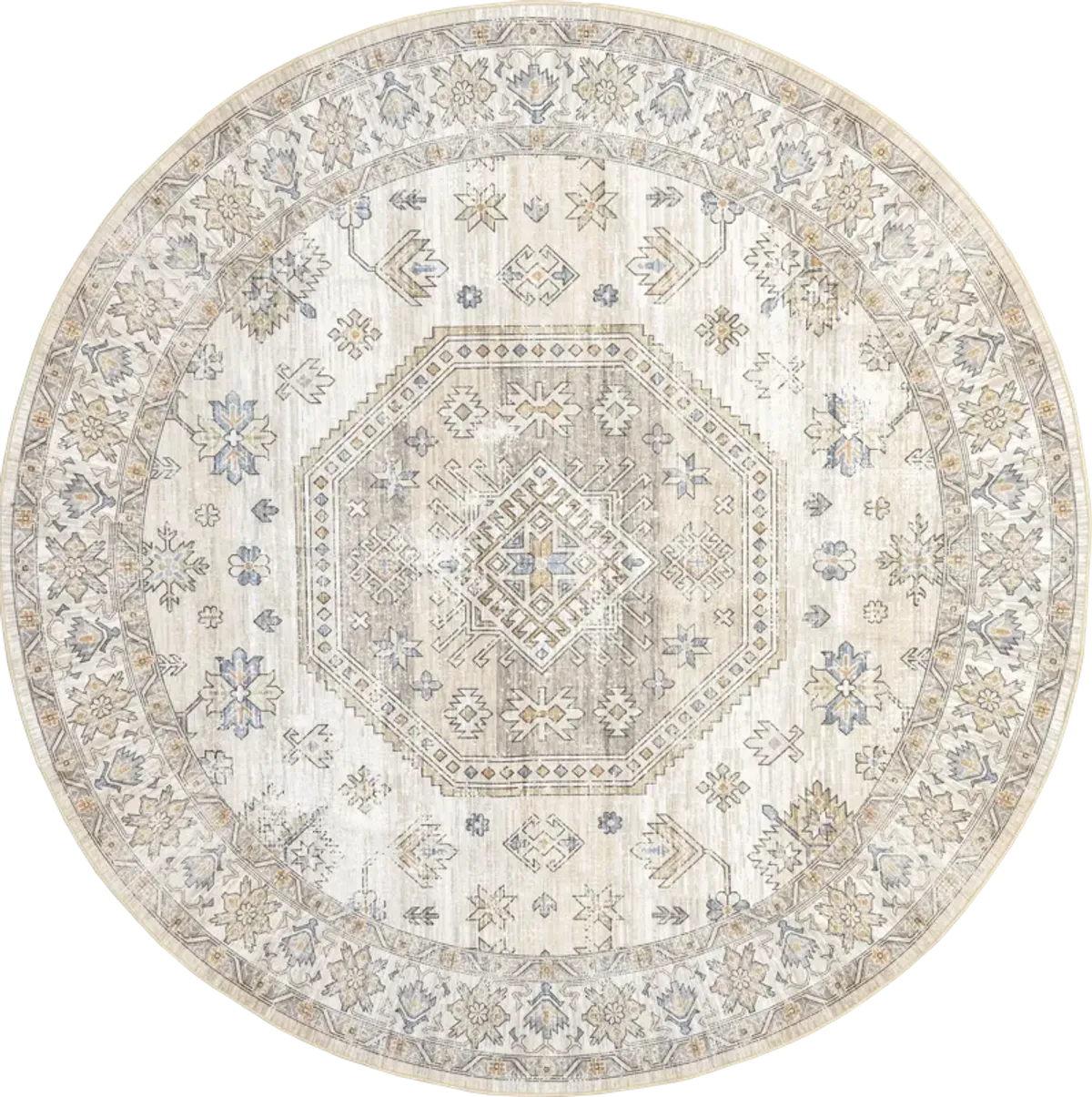 Timeless Charm Spill Proof Washable Rug