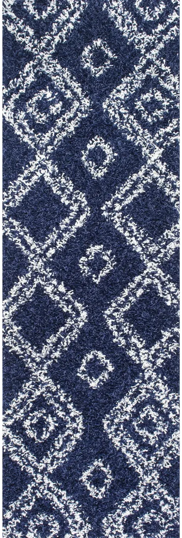 Double Diamond Shag Rug