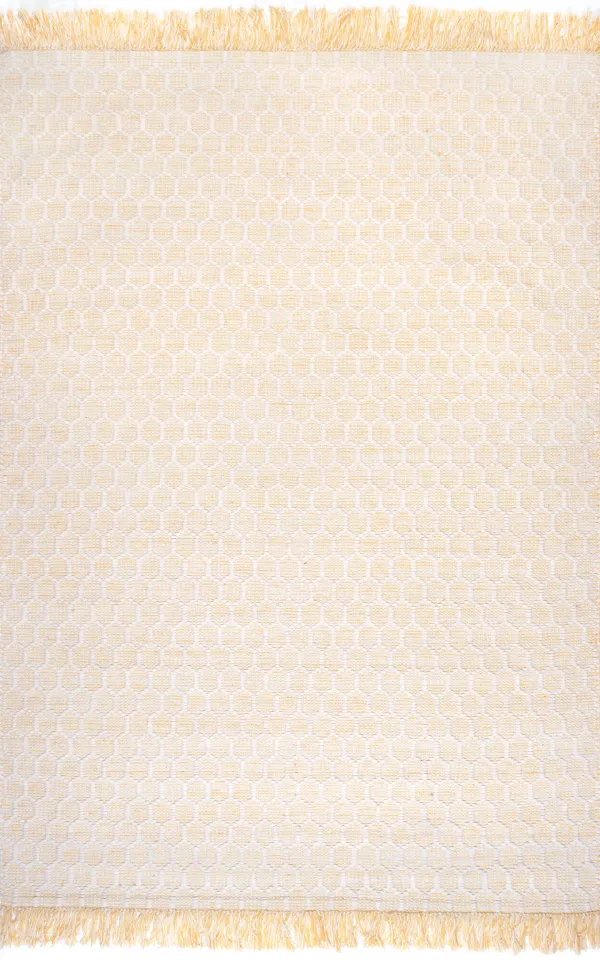 Hive Fringed Rug