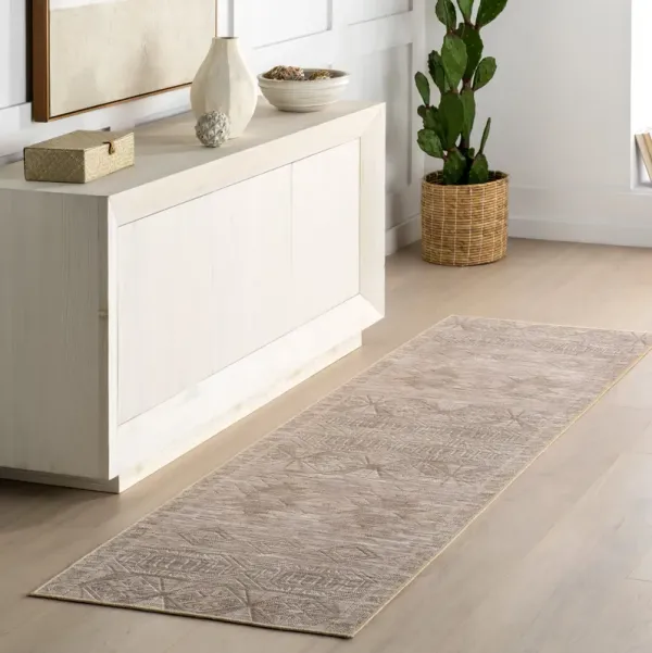 Elin Geometric Washable Rug
