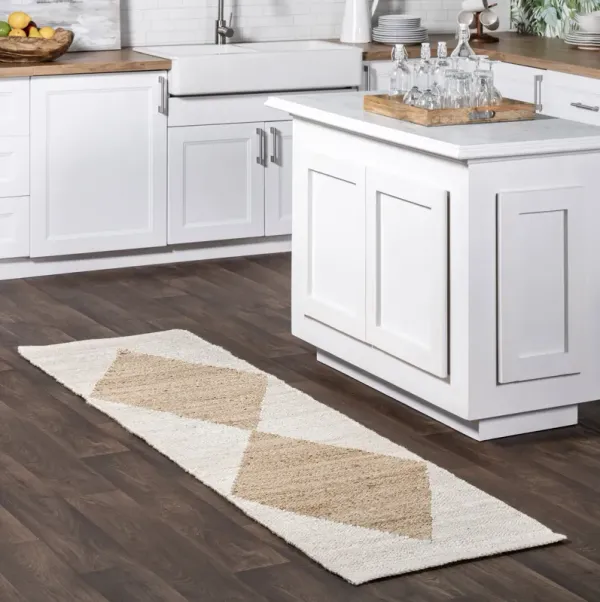 Jute Harlequin Trellis Rug