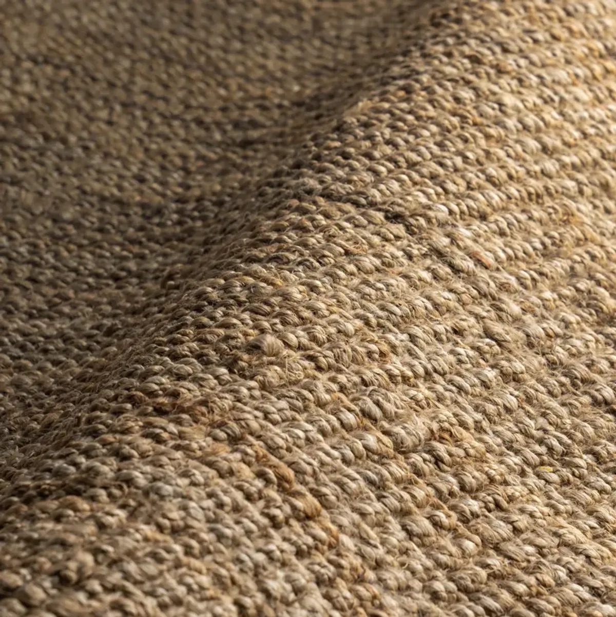 Chunky Jute Tasseled Rug