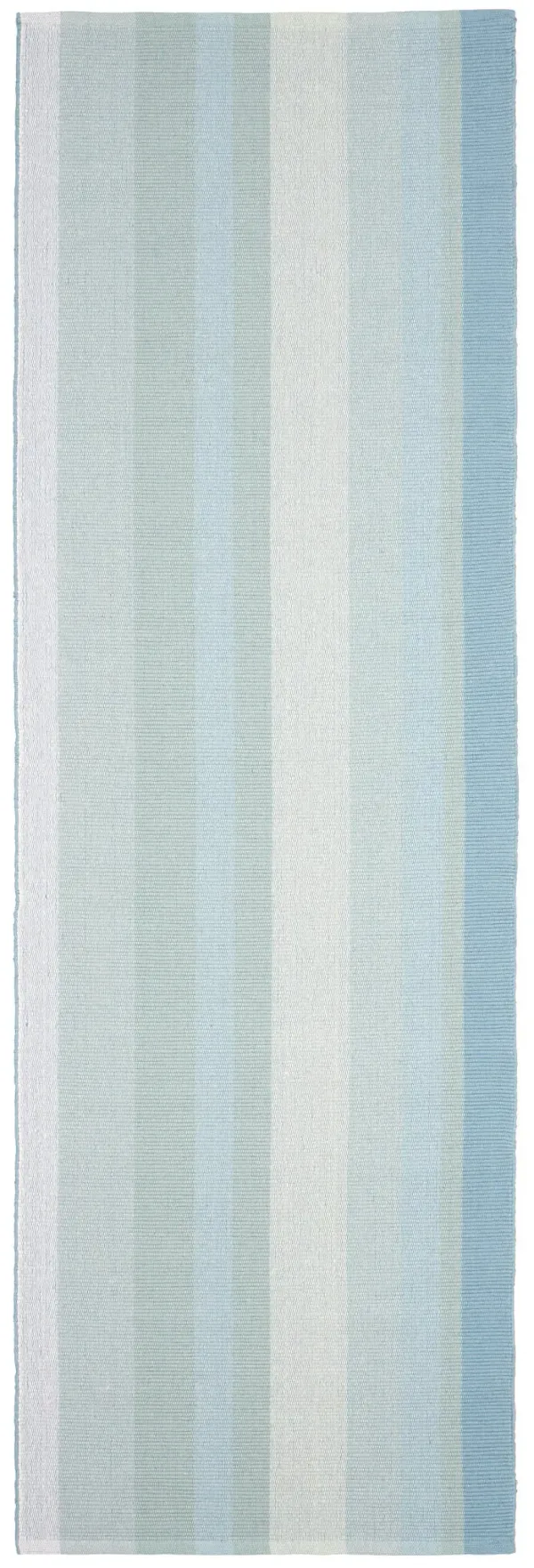 Shore Stripe Handwoven Cotton Rug