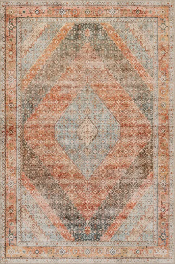 Sybella Medallion Washable Rug