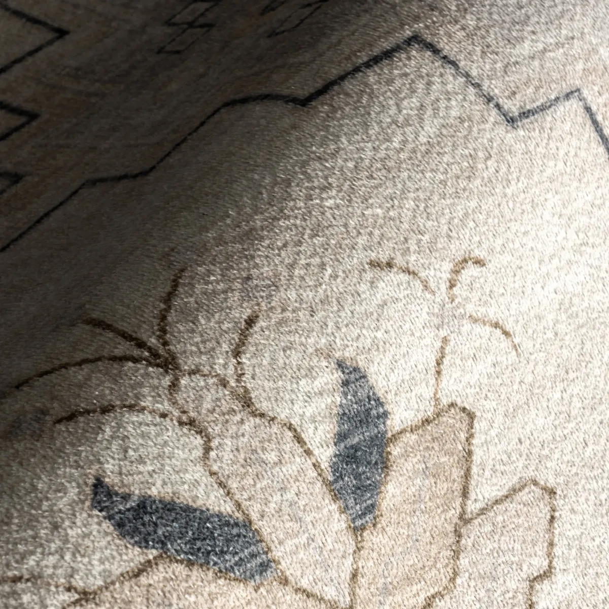 Clovebud Medallion Washable Rug