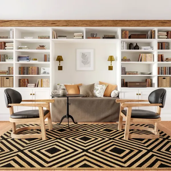 Dogwood Tiled Jute Rug