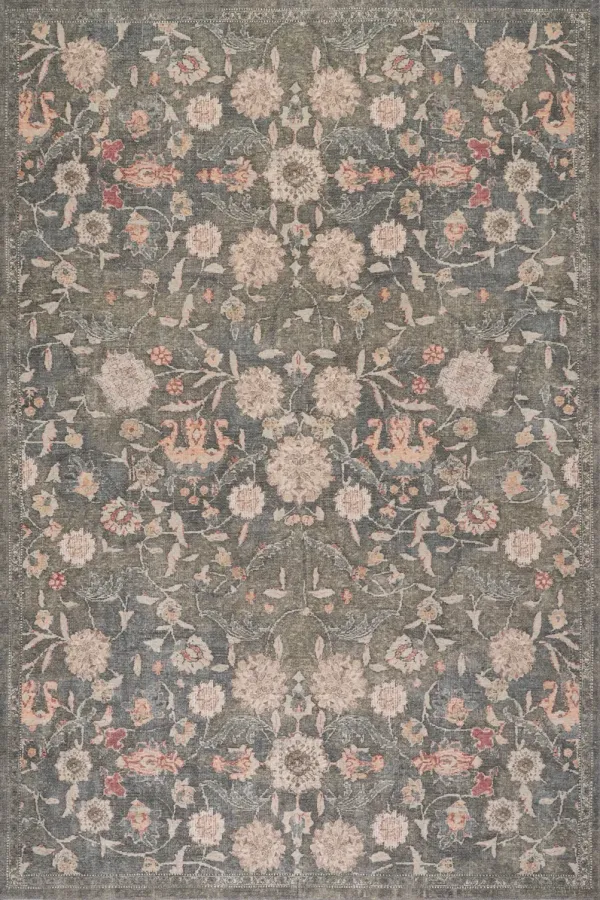 Kwireh Traditional Floral and Paisley Rug