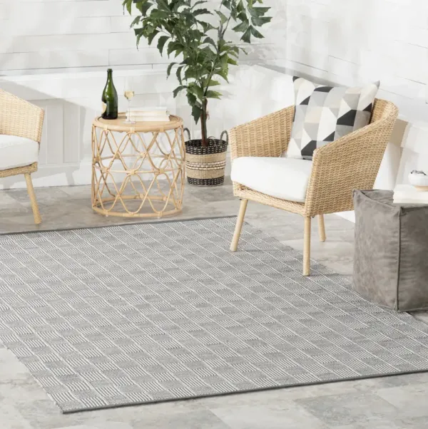 Squares Handwoven Indoor/Outdoor Rug