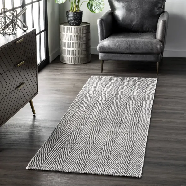 Herringbone Cotton Flatwoven Rug
