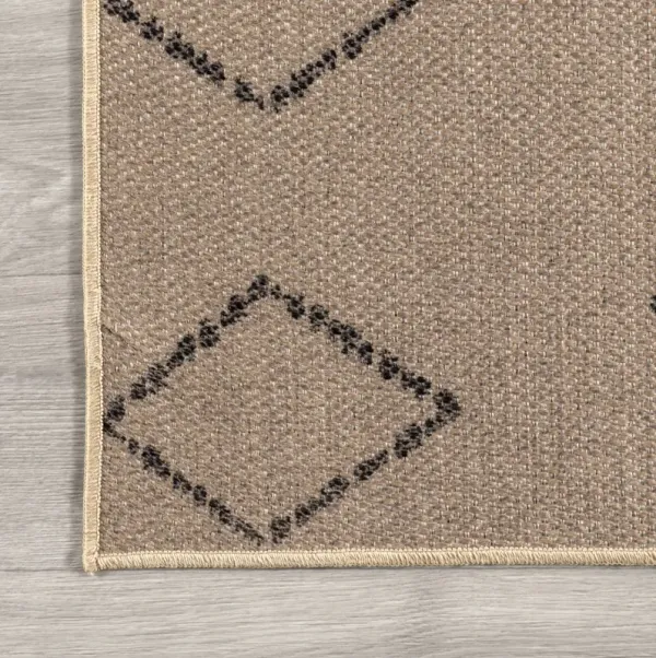 Alexandra Easy-Jute Washable Zig Zag Rug
