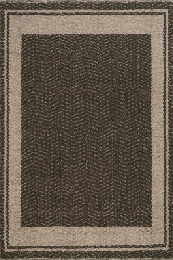 Canon Bordered Wool Rug by Nate Berkus