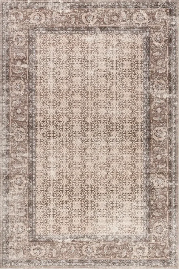 Petula Botanical Spill Proof Washable Rug