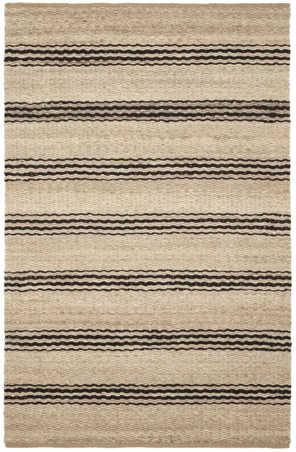 Jute Ticking Handwoven Jute Rug