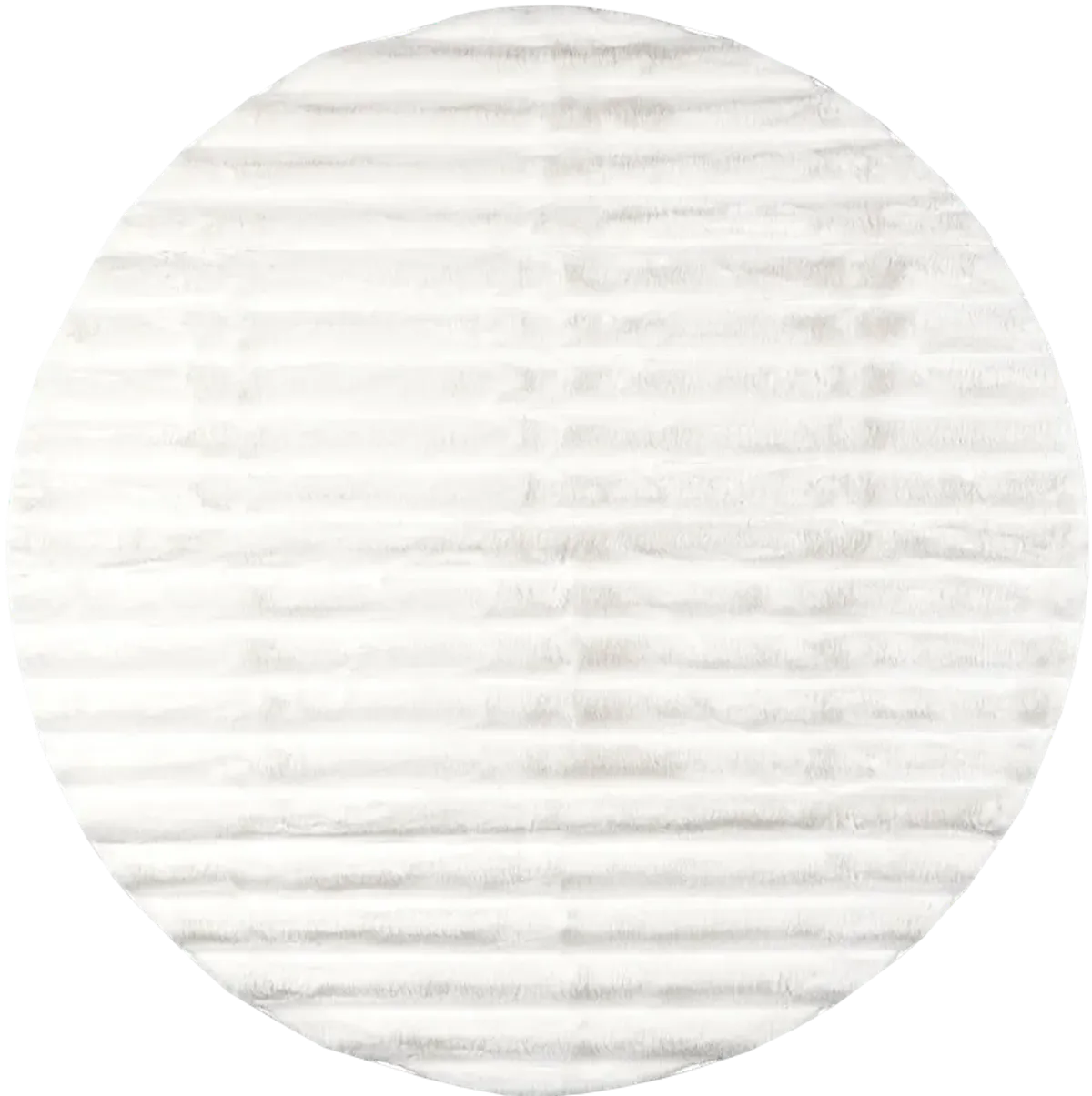 Kris Striped Plush Cloud Washable Rug
